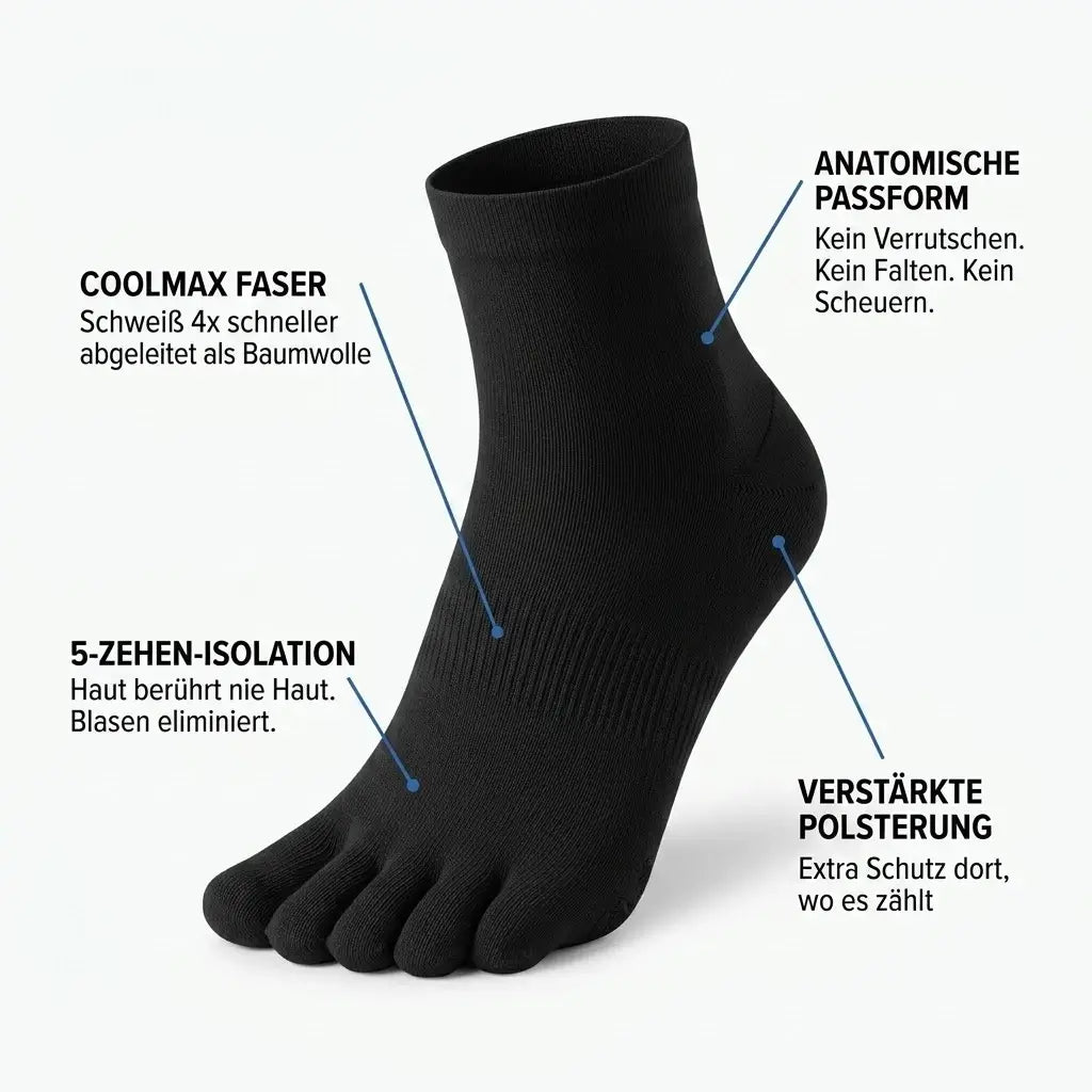 Coolmax Performance Zehensocken